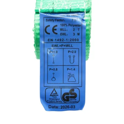 Chinga de ridicare 3m x 50mm 2T Breckner Germany - imagine 3