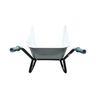Roaba metalica 100L cu roata pneumatica 400/8 si cuva galvanizata 895x642x298mm Thor - imagine 4