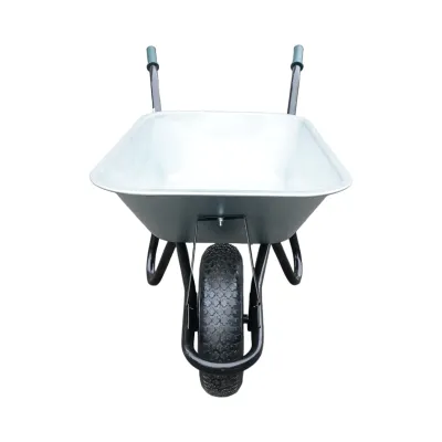 Roaba metalica 100L cu roata pneumatica 400/8 si cuva galvanizata 895x642x298mm Thor - imagine 2