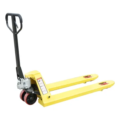 Transpalet manual 2000 Kg cu roata de silicon - imagine 5