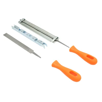 Set 3 instrumente pentru ascutit lant drujba cu pas 3/8  - imagine 3