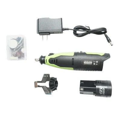 Dispozitiv electric portabil pentru ascutit lant drujba 12V, 55W, 20000 RPM baterie Li-ion 2000mAh - imagine 2