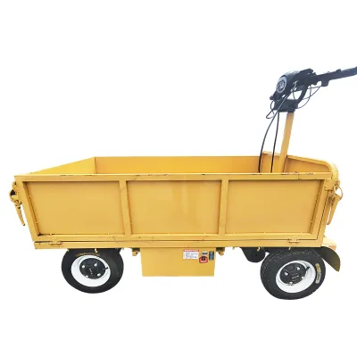 Carucior platforma electrica transport marfa cu obloane 800W, 48V, 1.5x0.8m sarcina maxima 800Kg THOR - imagine 3