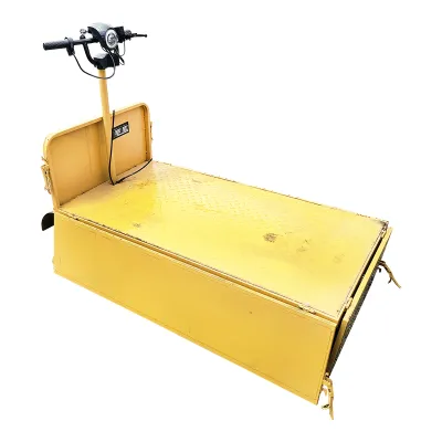 Carucior platforma electrica transport marfa cu obloane 800W, 48V, 1.5x0.8m sarcina maxima 800Kg THOR - imagine 2