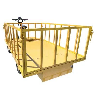 Carucior platforma electrica transport marfa 800W, 40V, 2.5x1.25m sarcina maxima 1000Kg THOR - imagine 3