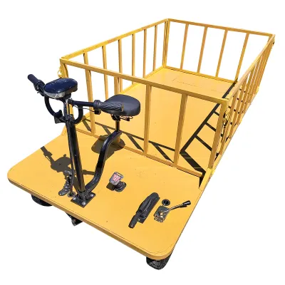 Carucior platforma electrica transport marfa 800W, 40V, 2.5x1.25m sarcina maxima 1000Kg THOR - imagine 10