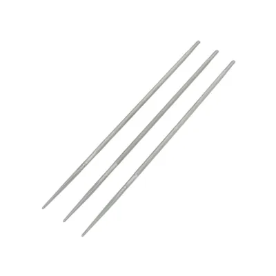 Set 3 pile rotunde ascutit lant drujba 4.8x200mm 3/16 inch - imagine 2