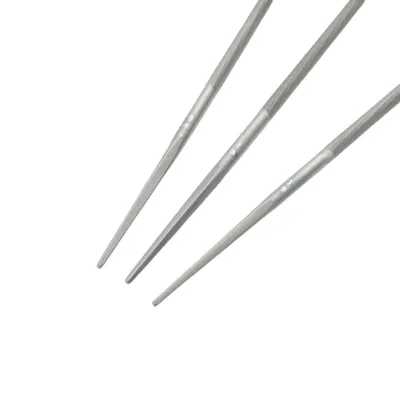 Set 3 pile rotunde ascutit lant drujba 4.8x200mm 3/16 inch - imagine 5