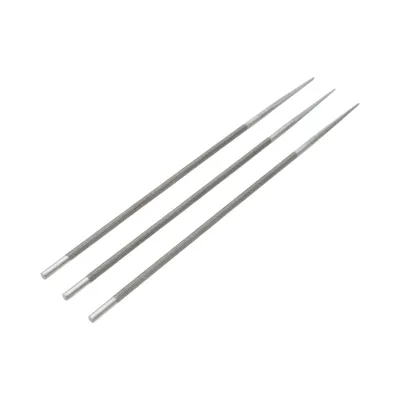 Set 3 pile rotunde ascutit lant drujba 4.8x200mm 3/16 inch - imagine 4