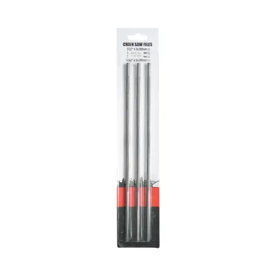 Set 3 pile rotunde ascutit lant drujba 5x200mm 13/64 inch