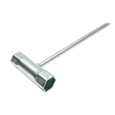 Cheie pentru bujie drujba 17x19x160mmmm cu surubelnita dreapta inclusa - imagine 3