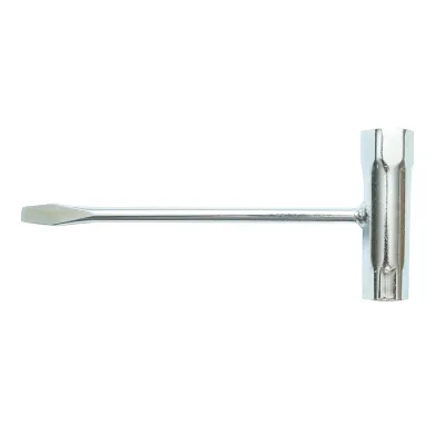 Cheie pentru bujie drujba 17x19x160mmmm cu surubelnita dreapta inclusa - imagine 2
