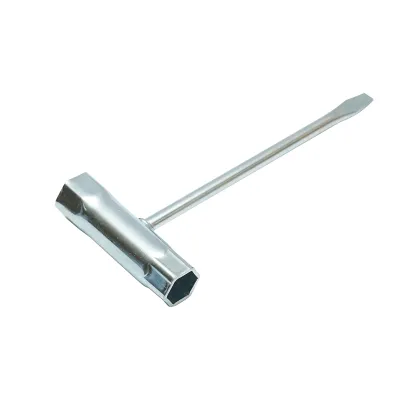 Cheie pentru bujie drujba 17x19x160mmmm cu surubelnita dreapta inclusa - imagine 3