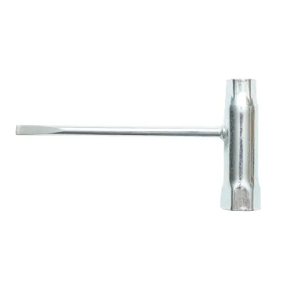 Cheie pentru bujie drujba 13x19x140mmmm cu surubelnita dreapta inclusa - imagine 2
