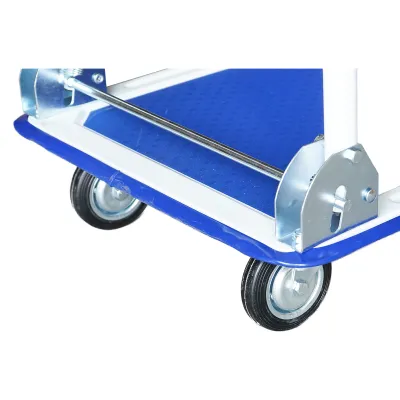Carucior depozit cu platforma de transport 150Kg 725x475x840mm - imagine 6