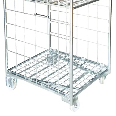 Carucior depozit cu 2 laturi tip container 500Kg - imagine 4