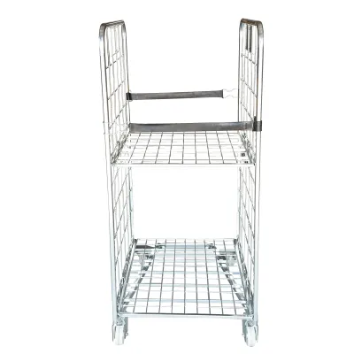Carucior depozit cu 2 laturi tip container 500Kg - imagine 2