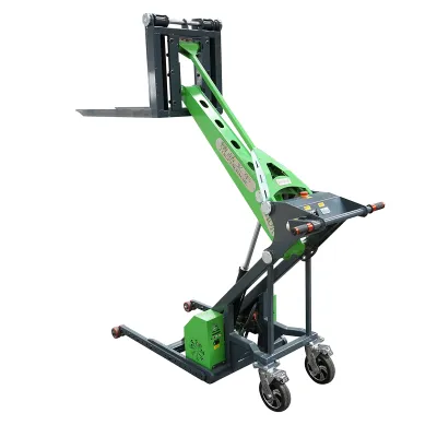 Transpalet electric 24V cu sarcina maxima 650 Kg, inaltime ridicare 1500mm, furci 950mm THOR - imagine 4