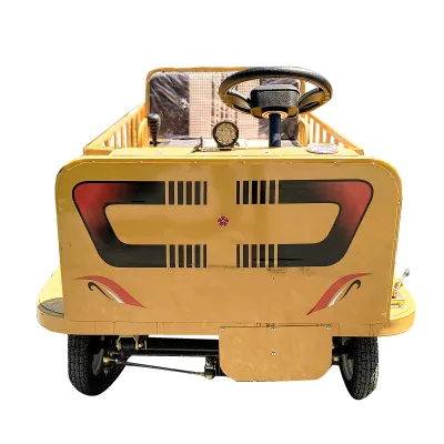 Carucior platforma electrica transport marfa cu bancheta si obloane 1200W, 60V, 2.5x1.25m sarcina maxima 1000Kg THOR - imagine 4