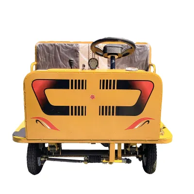 Carucior electric platforma cu 2 banchete pentru transport marfa 800W, 48V, 2.5x1.25m sarcina maxima 800Kg THOR - imagine 2