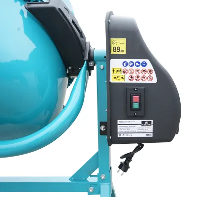 Betoniera 800W, volum cuva 200L, pinion si coroana din fonta 58 Kg - imagine 7