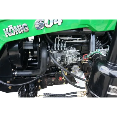 Tractor cu semicabina 60HP Hanwo E3, motor Xinchai III cu roti 8.3-20/12.4-28 Konig Traktoren 604 - imagine 9