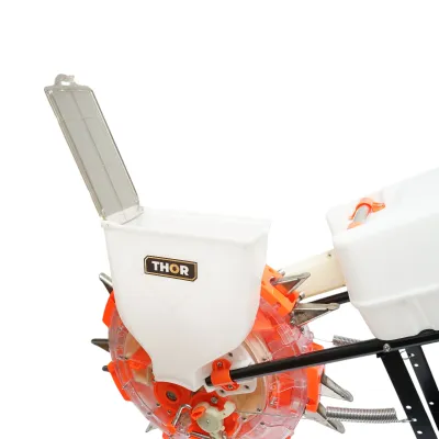 Semanatoare manuala cu 7 dinti, adancime semanare 8cm, rezervor seminte 4L, cutie fertilizare 12L THOR - imagine 10