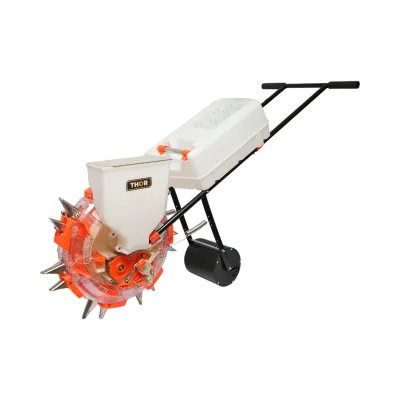Semanatoare manuala cu 7 dinti, adancime semanare 8cm, rezervor seminte 4L, cutie fertilizare 12L THOR