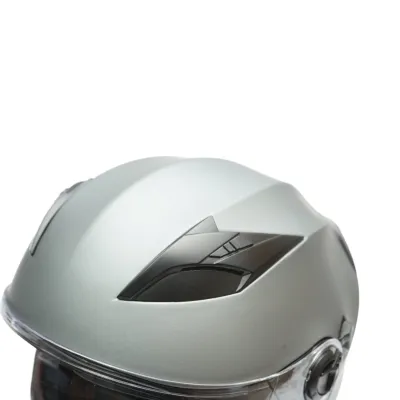 Casca moto tip jet gri, model urban cu viziera transparenta si ochelari de soare, marimea XL Urban Breckner Germany - imagine 11