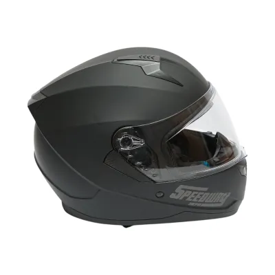 Casca moto integrala negru mat cu viziera transparenta si ochelari de soare, marimea L Arcane II - imagine 6