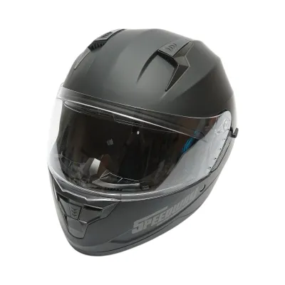 Casca moto integrala negru mat cu viziera transparenta si ochelari de soare, marimea L Arcane II