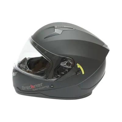 Casca moto integrala negru mat cu viziera transparenta si ochelari de soare, marimea XL Arcane II Breckner Germany - imagine 3