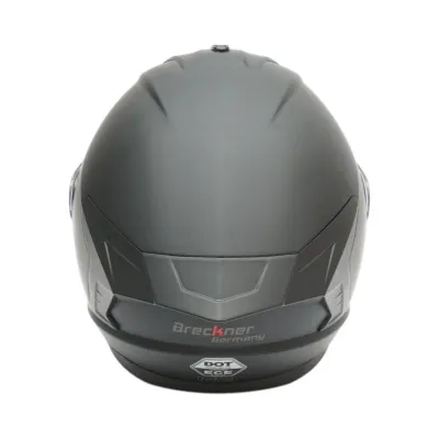 Casca moto integrala neagra cu viziera transparenta, marimea XL Grit Breckner Germany - imagine 4