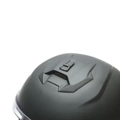 Casca moto integrala neagra cu viziera transparenta, marimea XL Grit Breckner Germany - imagine 9