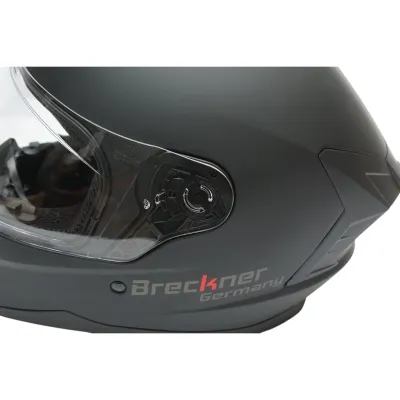 Casca moto integrala neagra cu viziera transparenta, marimea XL Grit Breckner Germany - imagine 8