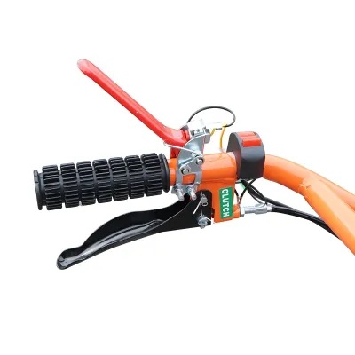 Motocultor 7.5CP cu freza 100cm, motor benzina 4 timpi 212cc OHV, viteze 2+1, transmisie pinioane, roti 4.00-8 Breckner Germany - imagine 17