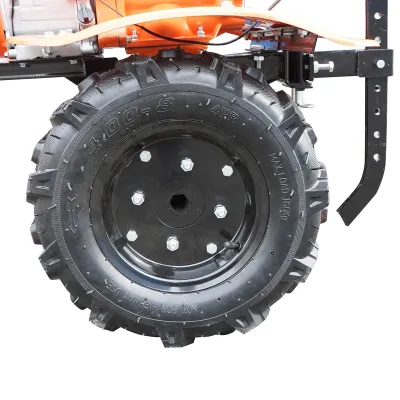 Motocultor 7.5CP cu freza 100cm, motor benzina 4 timpi 212cc OHV, viteze 2+1, transmisie pinioane, roti 4.00-8 Breckner Germany - imagine 14