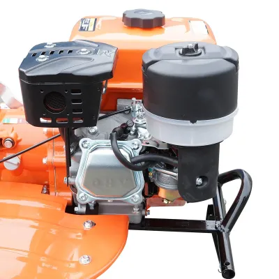 Motocultor 7.5CP cu freza 100cm, motor benzina 4 timpi 212cc OHV, viteze 2+1, transmisie pinioane, roti 4.00-8 Breckner Germany - imagine 10