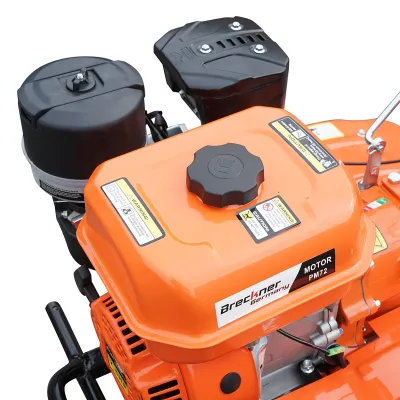 Motocultor 7.5CP cu freza 100cm, motor benzina 4 timpi 212cc OHV, viteze 2+1, transmisie pinioane, roti 4.00-8 Breckner Germany - imagine 13