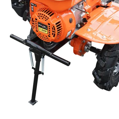 Motocultor 7.5CP cu freza 100cm, motor benzina 4 timpi 212cc OHV, viteze 2+1, transmisie pinioane, roti 4.00-8 Breckner Germany - imagine 9