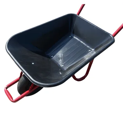 Roaba cuva plastic 80L cu roata pneumatica 400/8 si cadru metalic THOR - imagine 5