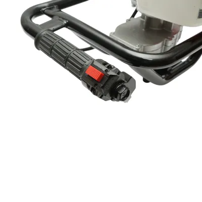 Motoburghiu foreza de pamant pe benzina 2.8CP, 2T 52cc, 3 burghie incluse 100mm, 150mm, 200mm THOR - imagine 10