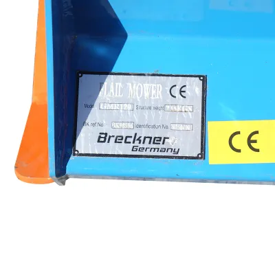 Tocatoare resturi vegetale GMR120 25-55CP, latime de lucru 120cm, PP-540 r/min,  cardan inclus 253Kg Breckner Germany - imagine 9