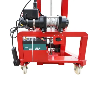 Transpalet manual 300kg cu ridicare electrica 12V, inaltime maxima 1.6m, telecomanda wireless - imagine 11