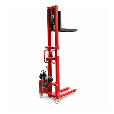 Transpalet manual 300kg cu ridicare electrica 12V, inaltime maxima 1.6m, telecomanda wireless - imagine 9