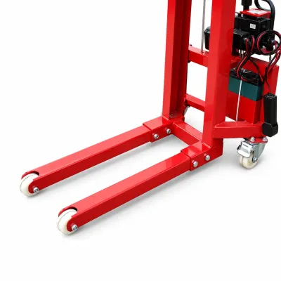 Transpalet manual 300kg cu ridicare electrica 12V, inaltime maxima 1.6m, telecomanda wireless - imagine 12