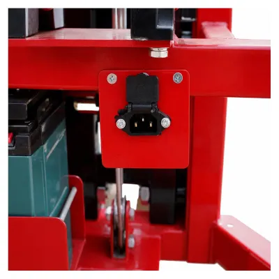 Transpalet manual 300kg cu ridicare electrica 12V, inaltime maxima 1.6m, telecomanda wireless - imagine 16
