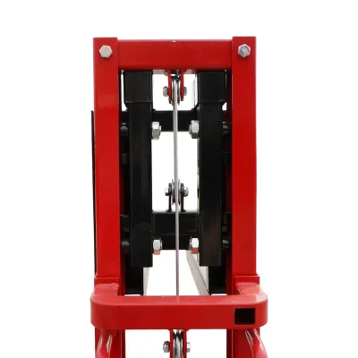 Transpalet manual 300kg cu ridicare electrica 12V, inaltime maxima 1.6m, telecomanda wireless - imagine 14