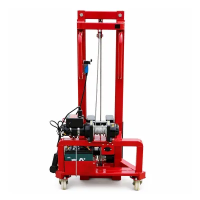 Transpalet manual 300kg cu ridicare electrica 12V, inaltime maxima 1.6m, telecomanda wireless - imagine 7