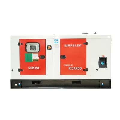 Generator electric trifazic 55KVA, 400V cu motor diesel Ricardo N4100DS-46/46KW